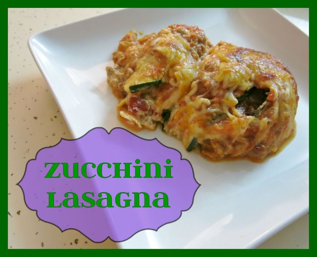 Zucchini Lasagna Header